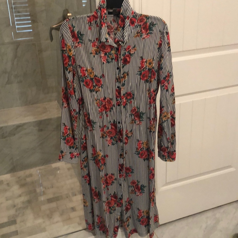 Floral midi dress